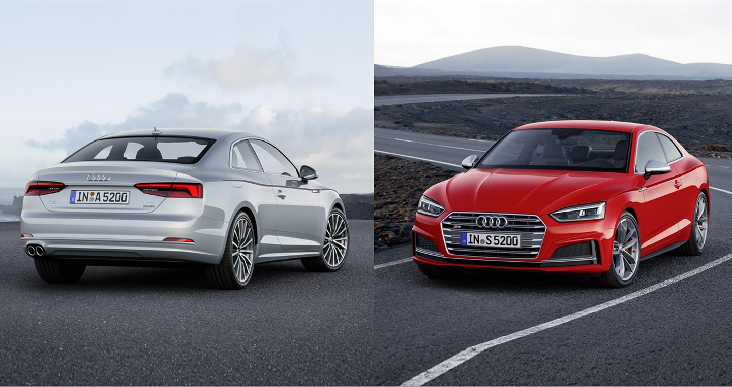 Audi A5 Coupe và S5 Coupe 2017 chính thức trình làng