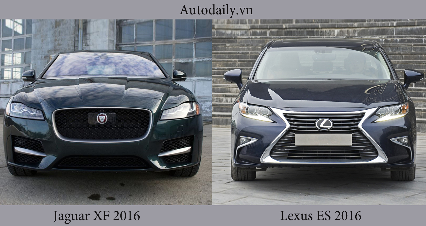 Chọn Jaguar XF 2016 hay Lexus ES 2016?