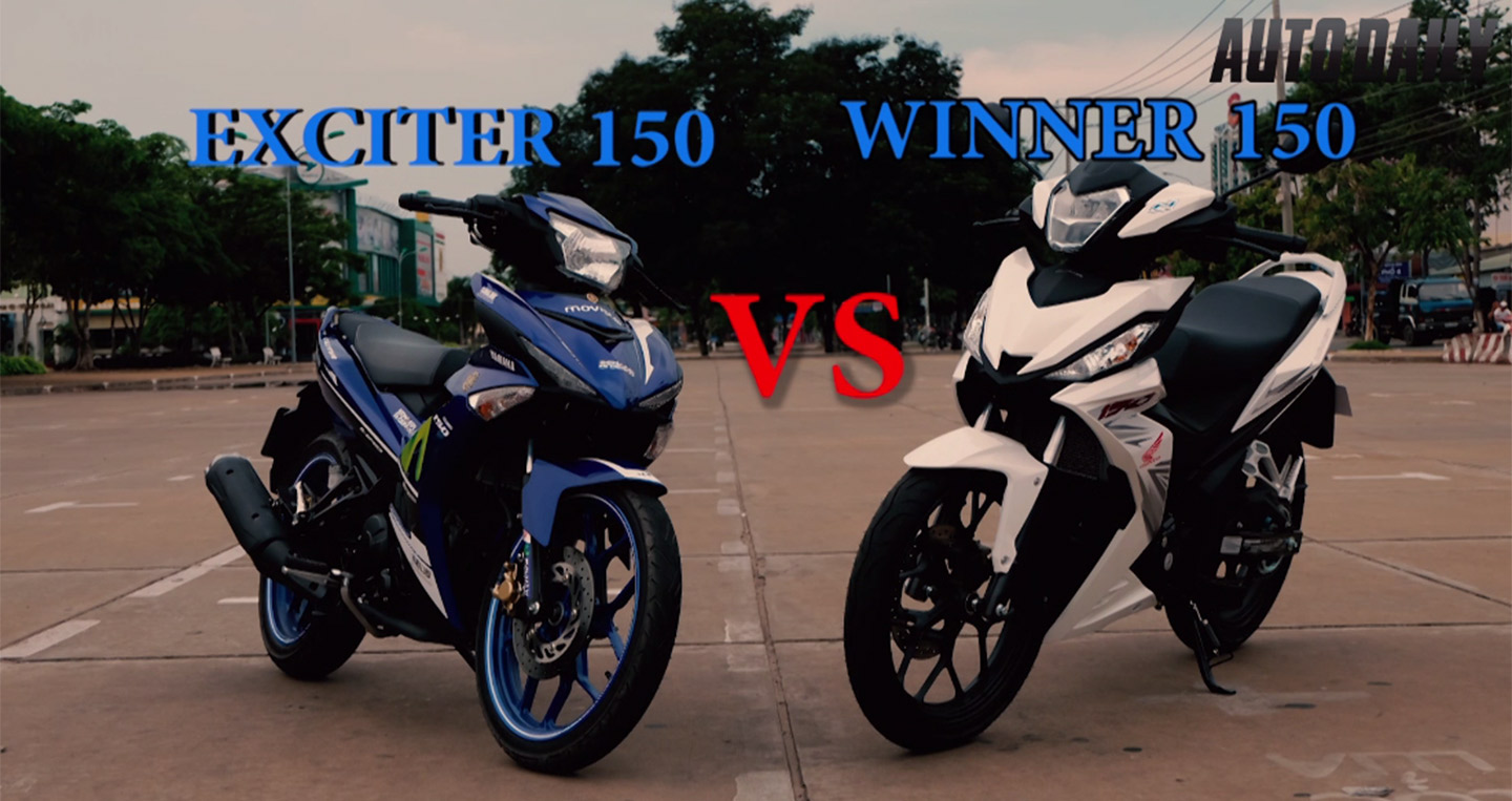 Video: So tài Honda WINNER 150 và Yamaha Exciter 150