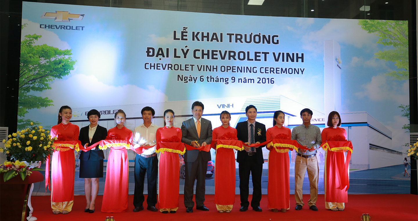 GM Việt Nam khai trương đại lý Chevrolet 3S tại Vinh