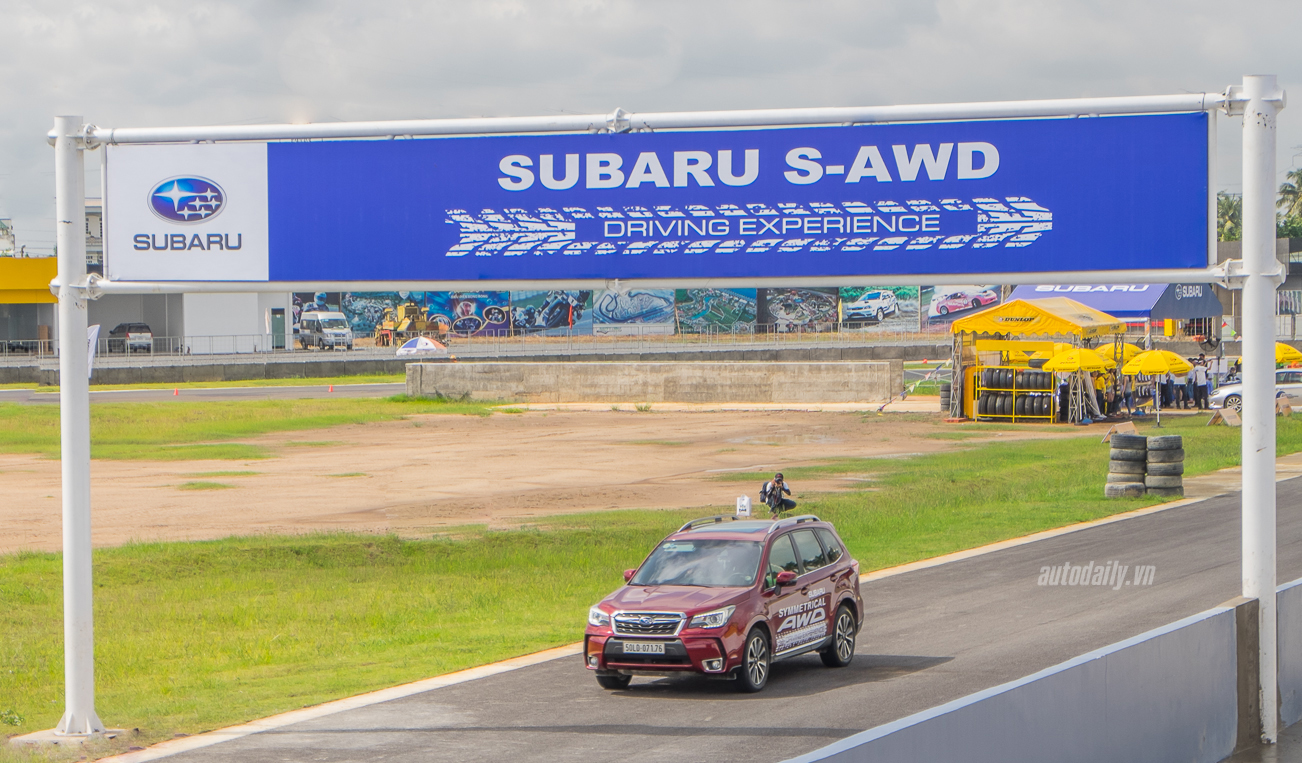 Trải nghiệm công nghệ S-AWD của Subaru tại trường đua Happy Land