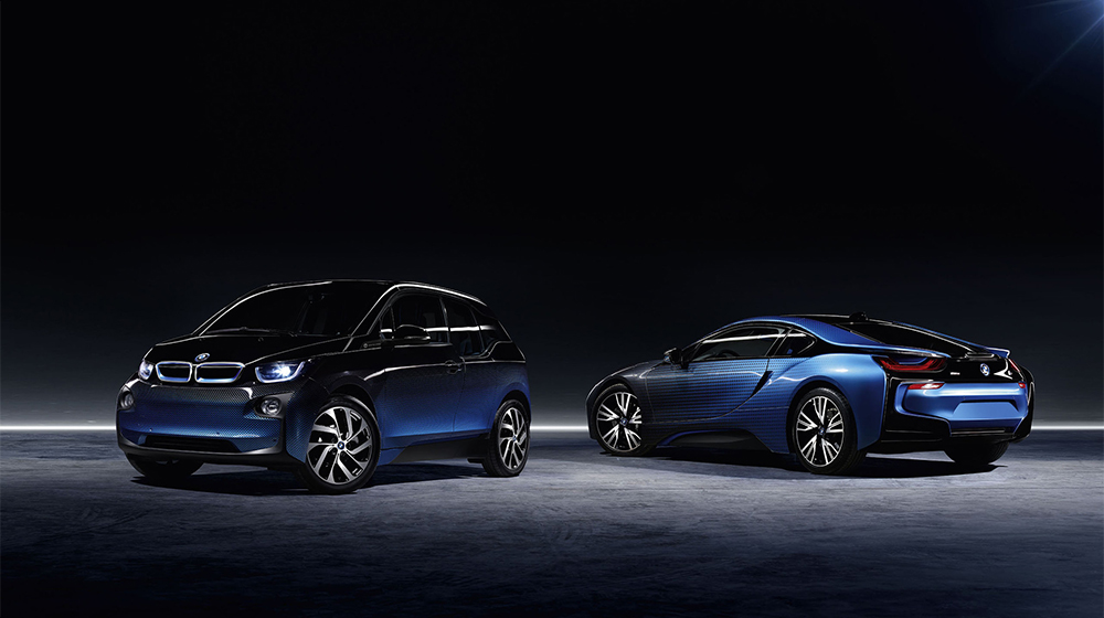  Vea el dúo conceptual BMW i3 e i8 CrossFade