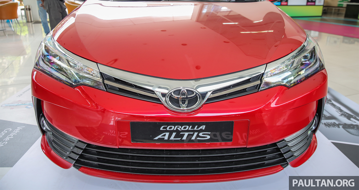 Toyota Corolla Altis 2017 giá từ 27.347 USD tại Malaysia