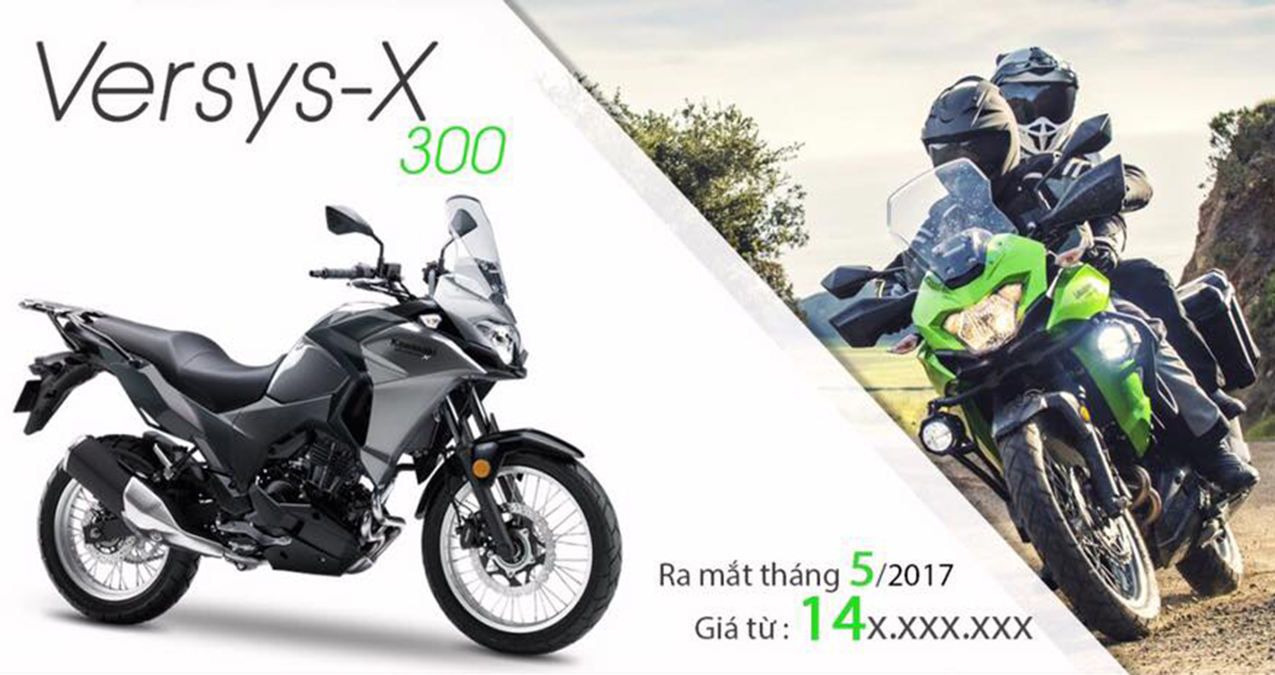 Kawasaki Versys-X 300 sắp về Việt Nam, già từ 140 triệu