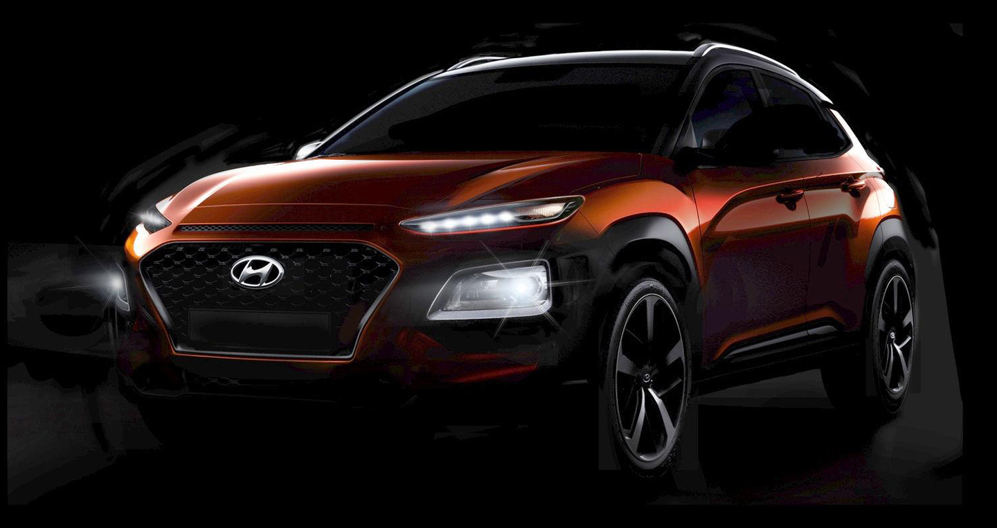 Hyundai tiếp tục "nhá hàng" SUV cỡ nhỏ Kona 2018