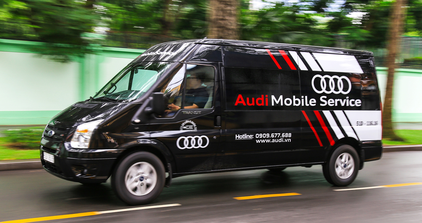 Audi giới thiệu dịch vụ lưu động phục vụ APEC 2017