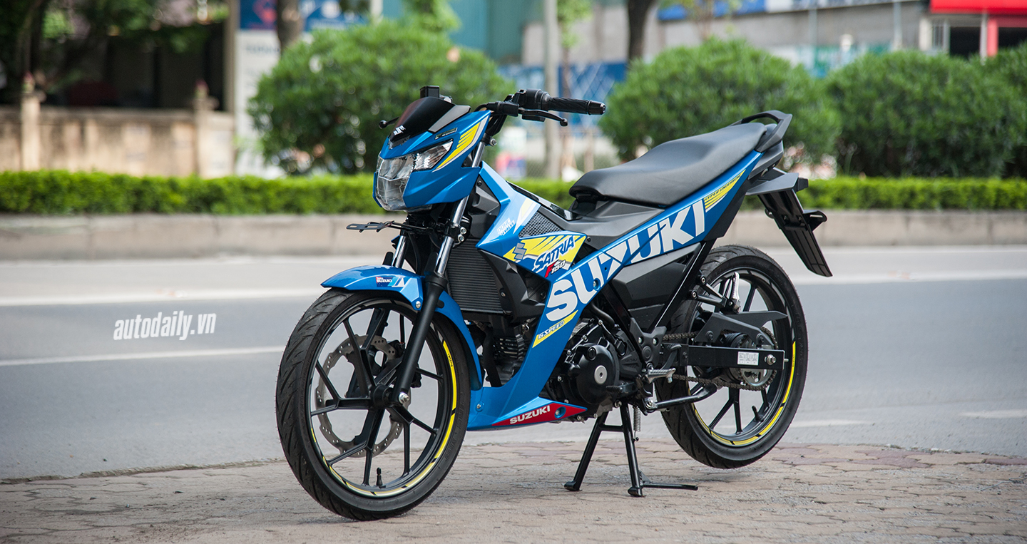Cận cảnh Suzuki Satria F150 Fi 2017 giá hơn 70 triệu tại Hà Nội
