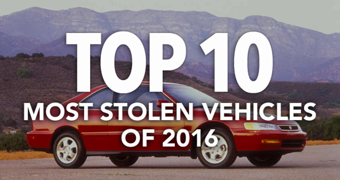 "Điểm mặt" 10 chiếc xe bị trộm nhiều nhất năm 2016