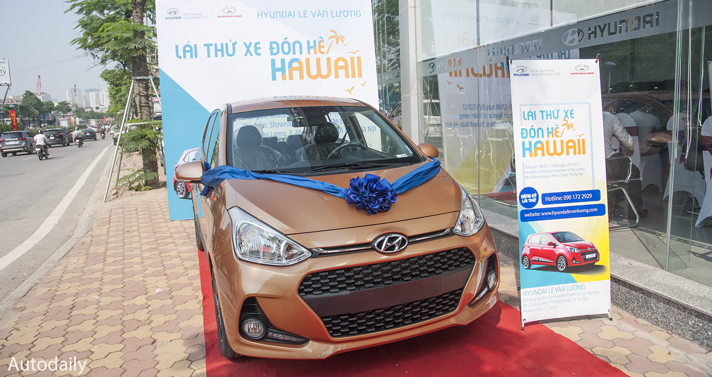 Cơ hội lái thử Hyundai Grand i10 2017 lắp ráp trong nước tại Hà Nội