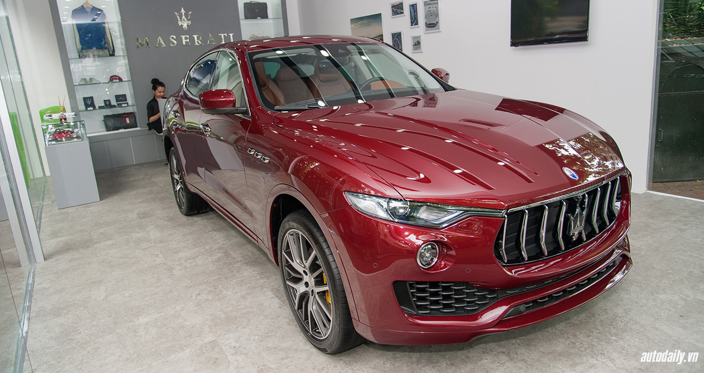 Khám phá Maserati Levante màu độc tại ngôi nhà Maserati Hà Nội