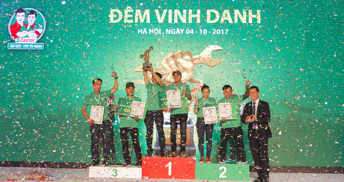 Kết quả cuộc thi thợ sửa xe máy giỏi nhất Việt Nam