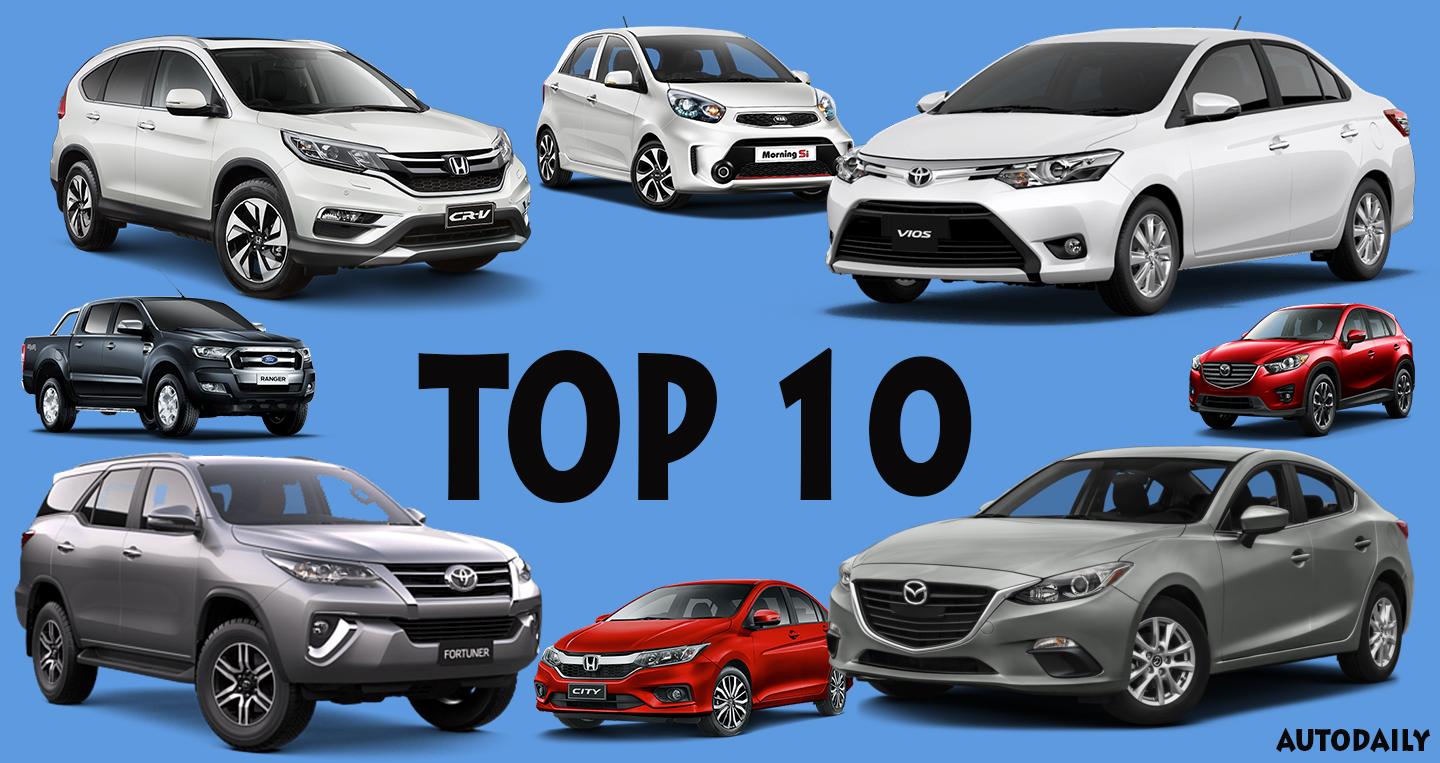 10 xe ôtô bán chạy nhất Việt Nam tháng 9/2017