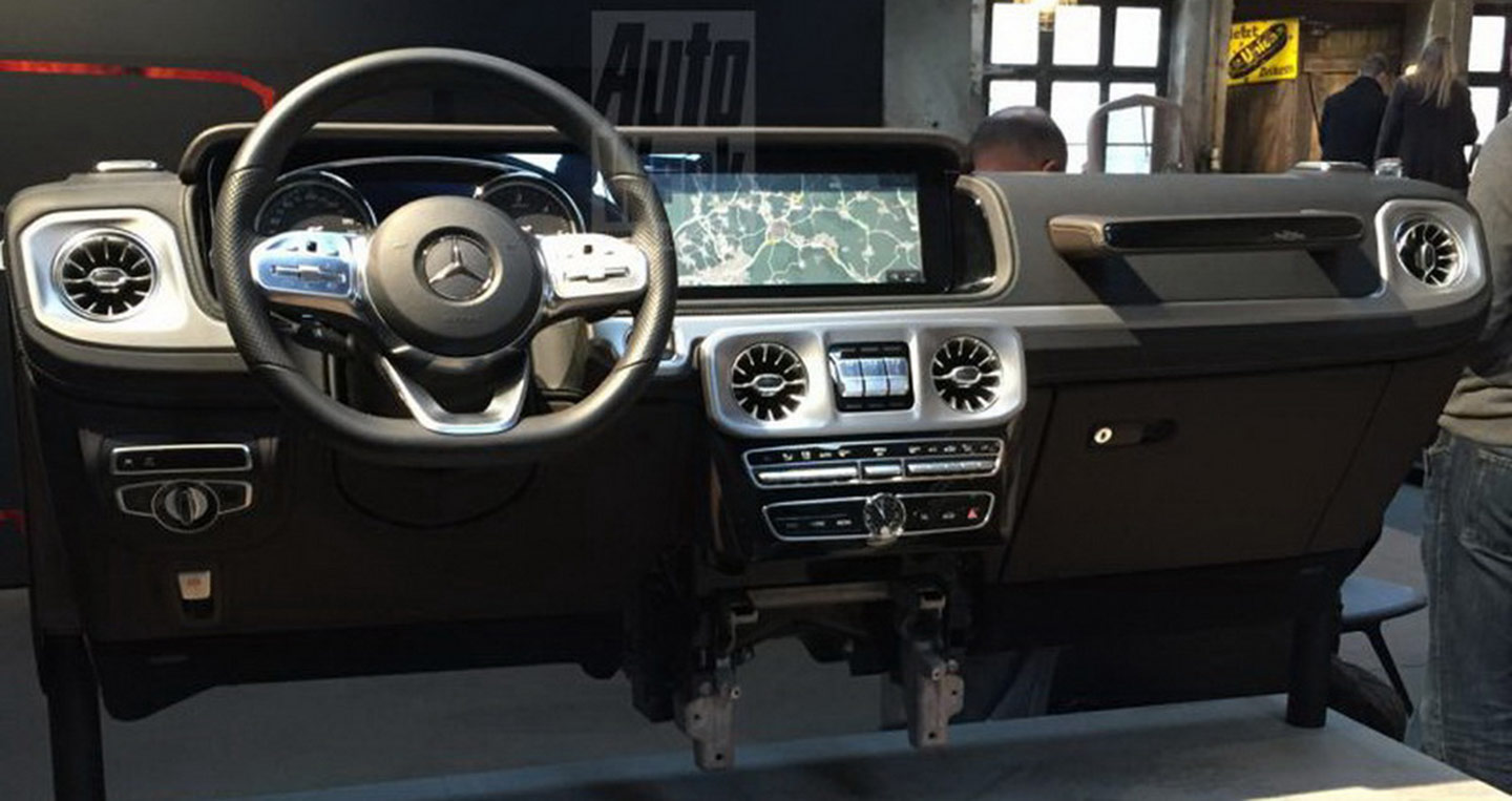 Lộ ảnh nội thất Mercedes-Benz G-Class 2019