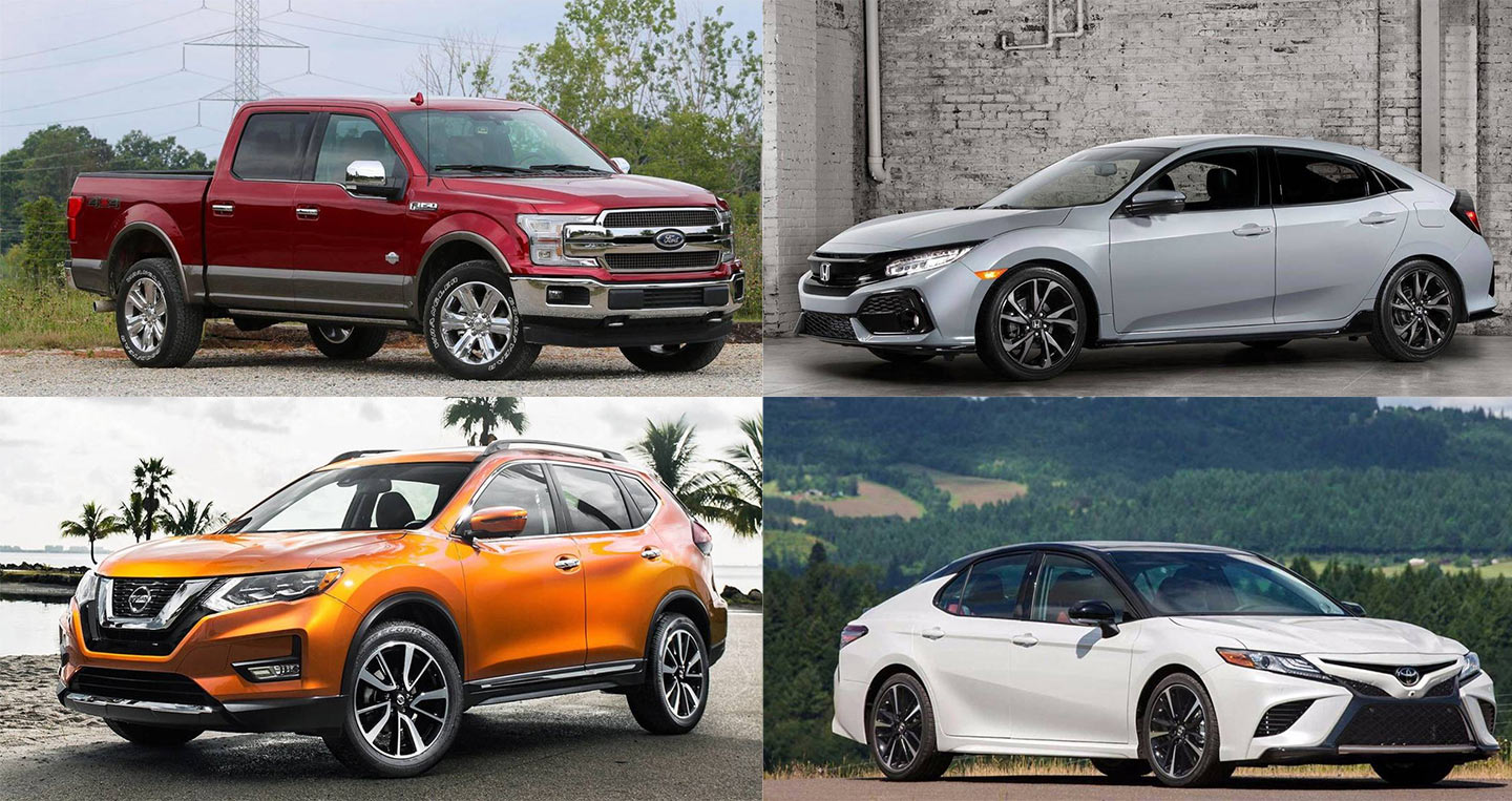 10 mẫu xe bán chạy nhất thị trường Mỹ năm 2017