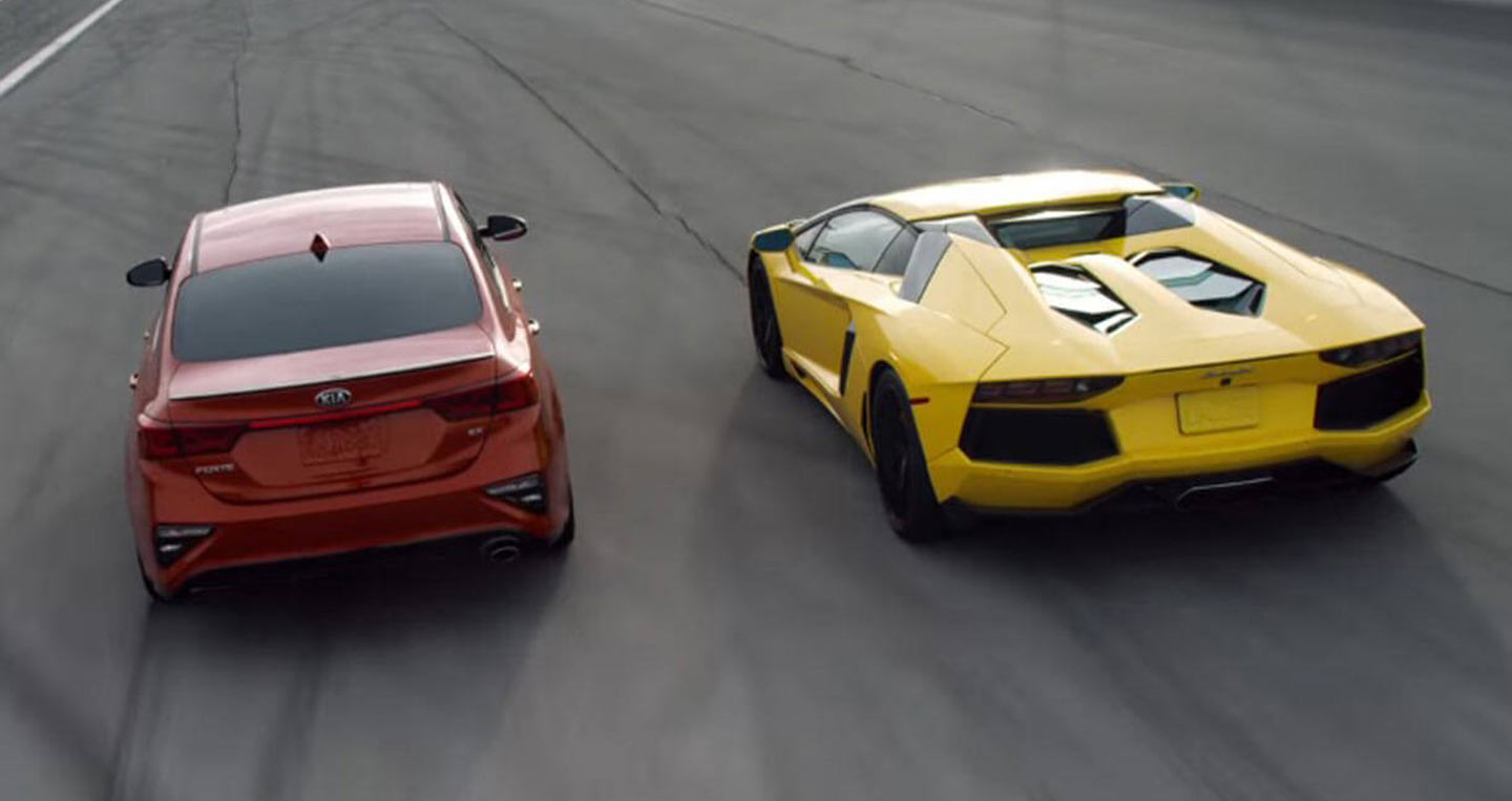 So sánh cực thú vị giữa Kia Cerato 2019 và Lamborghini Aventador