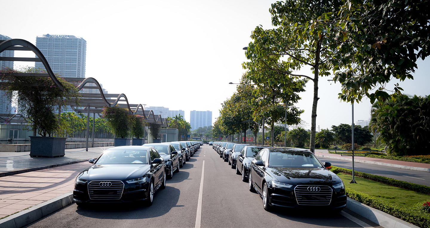 70 xe Audi đồng hành cùng Hội nghị cấp cao khu vực