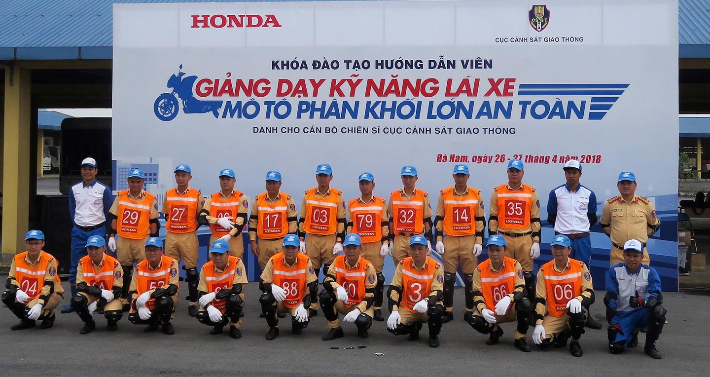 Honda Việt Nam tập huấn LXAT cho CSGT