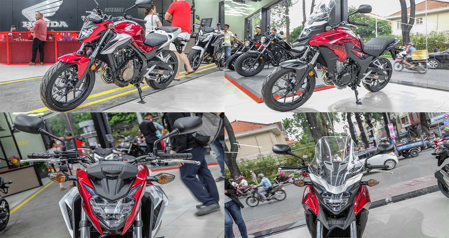 Cận cảnh Honda CB500F và CB500X tại Việt Nam