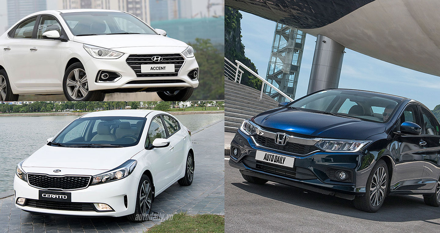 So sánh Kia Cerato SMT, Honda City và Hyundai Accent
