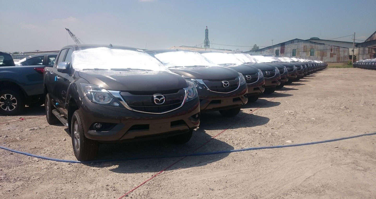 Lô xe nhập khẩu Mazda BT-50 mới đã về kho Thaco?