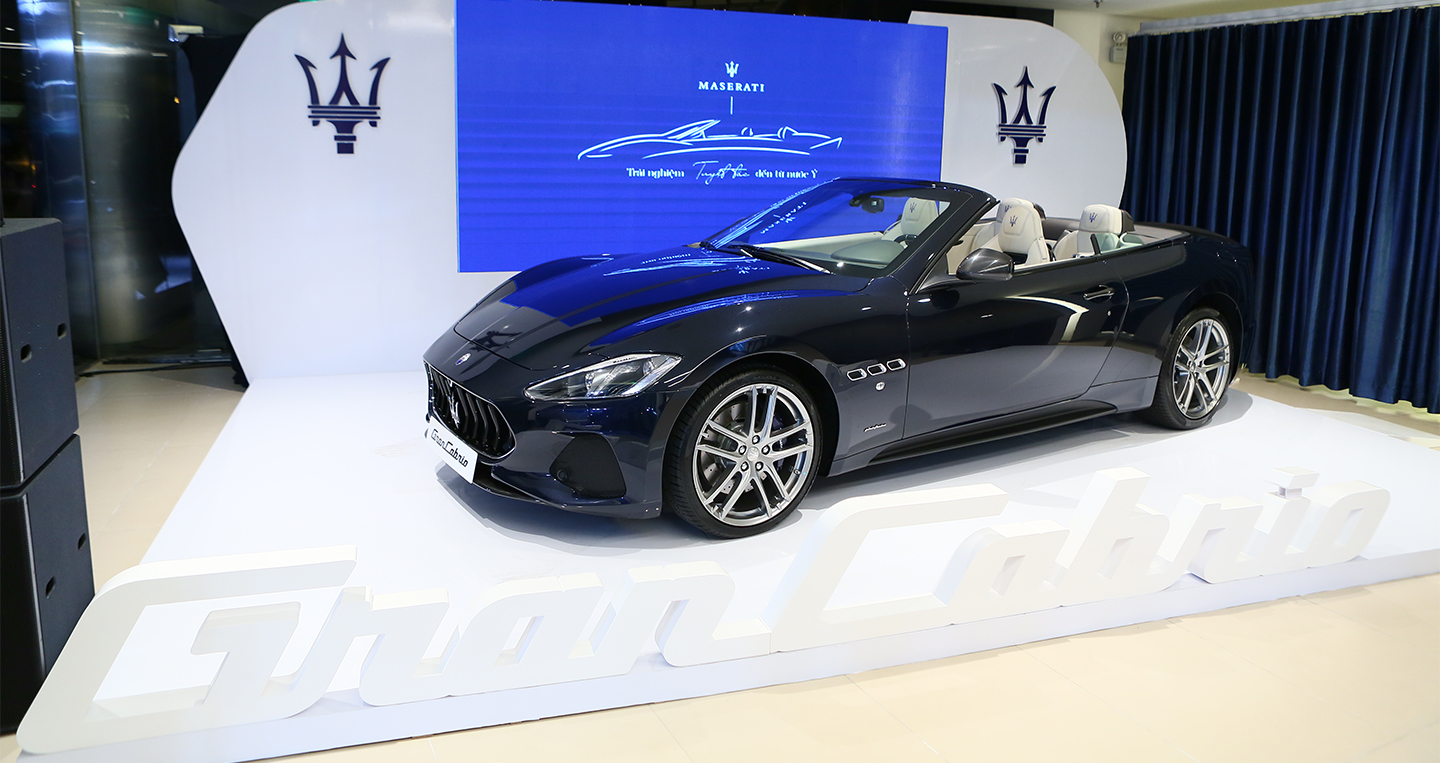 Maserati GranCabrio chính thức ra mắt tại thị trường Việt Nam