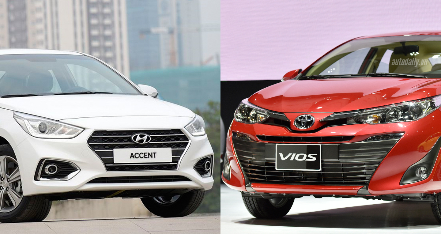 Chọn Hyundai Accent 1.4AT đặc biệt hay Toyota Vios 1.5G 2018?