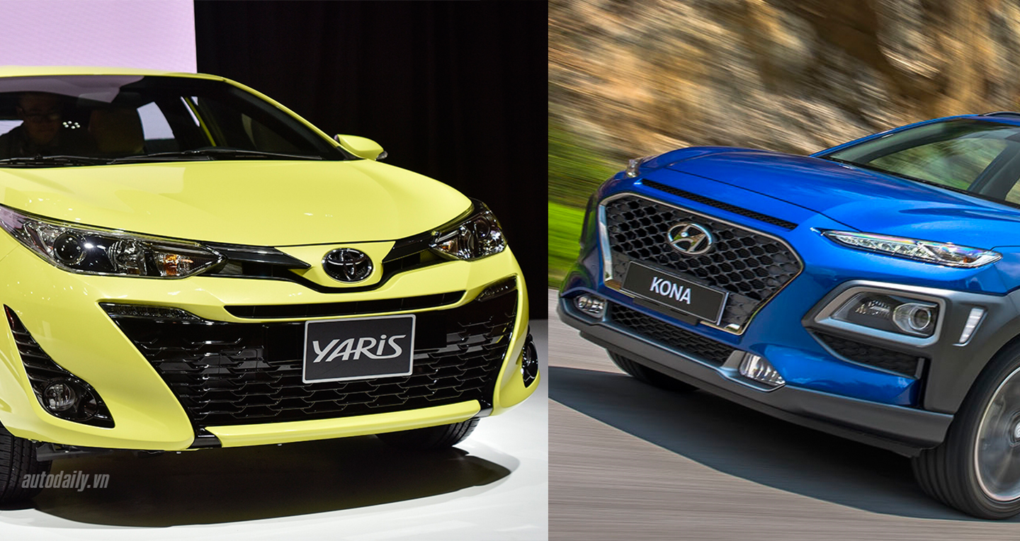 Khoảng giá 650 triệu chọn Toyota Yaris hay Hyundai KONA?