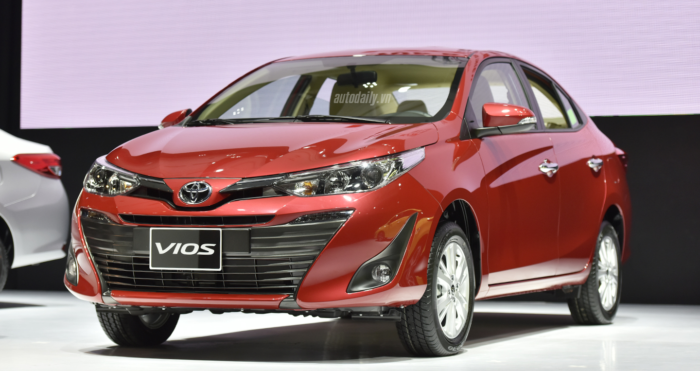 Toyota Vios bán chạy nhất Việt Nam tháng 8/2018