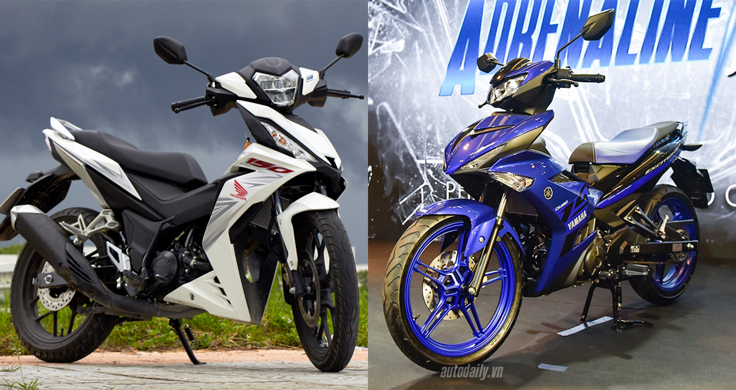 So sánh Yamaha Exciter 150 2019 và Honda Winner 150 2017