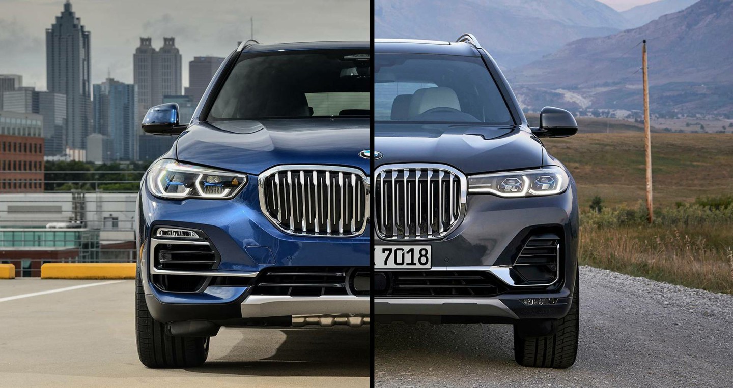 So sánh BMW X7 và BMW X5 2019