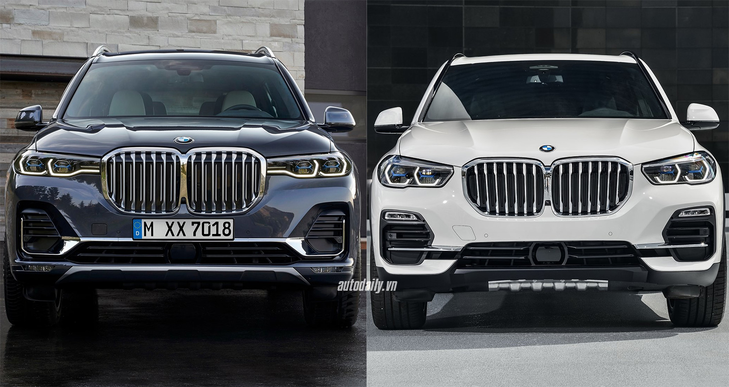 BMW X7 2019 và BMW X5 2019: Bạn chọn xe nào?
