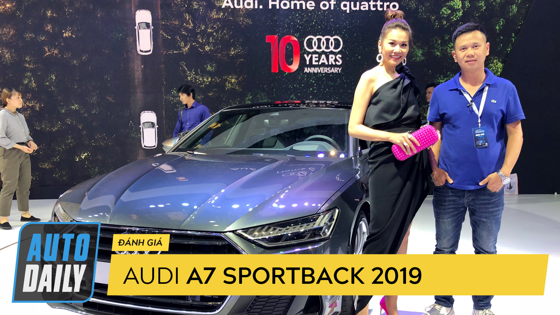 Siêu mẫu Thanh Hằng nói gì về Audi A7 Sportback 2019