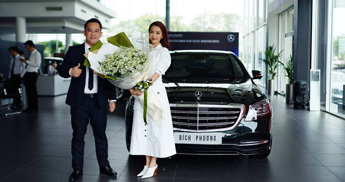 Ca sĩ Bích Phương tậu Mercedes-Benz S450 L 2018 giá 4,2 tỷ