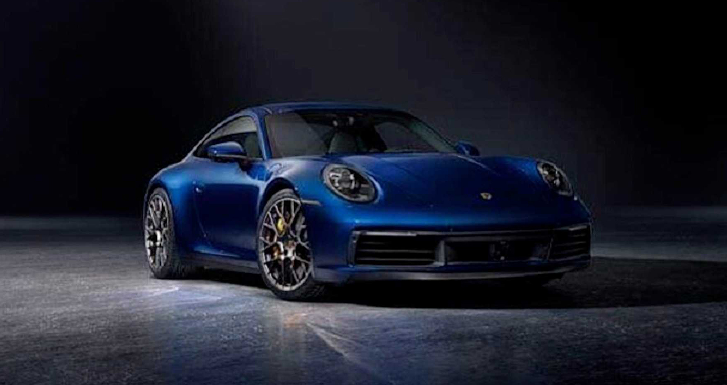 Rò rỉ ảnh Porsche 911 2020 trước ngày ra mắt