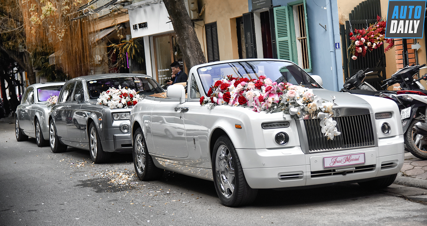 Đám cưới khủng quy tụ 3 Rolls-Royce Phantom, Maybach và Lamborghini