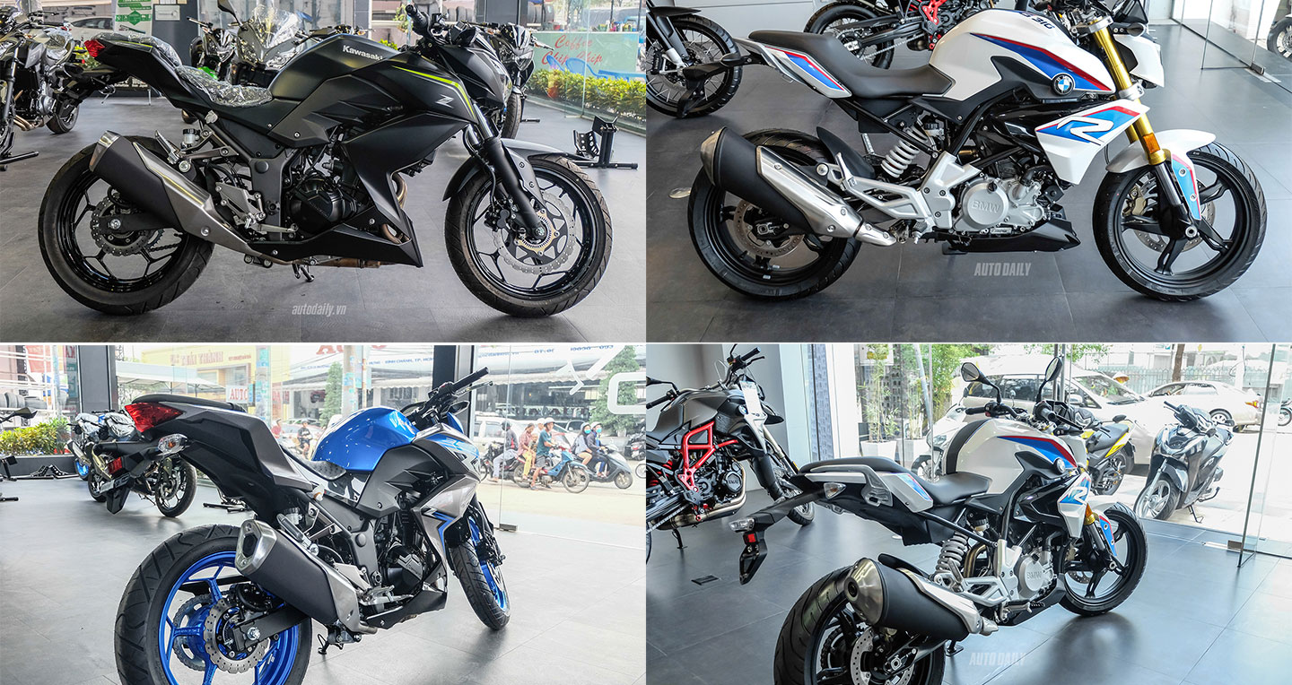 Chọn Kawasaki Z300 2018 hay BMW G310R 2018?