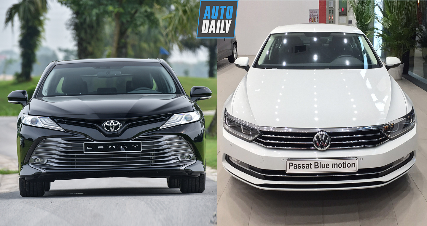 Toyota Camry 2019 và Volkswagen Passat: So găng sedan Nhật – Đức