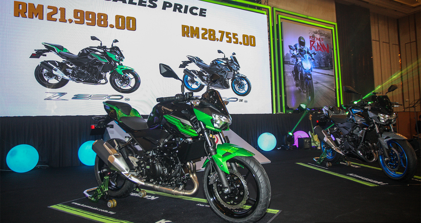Kawasaki Z250 và Z400 2019 cập bến ĐNÁ, giá lần lượt 5.300 và 6.900 USD
