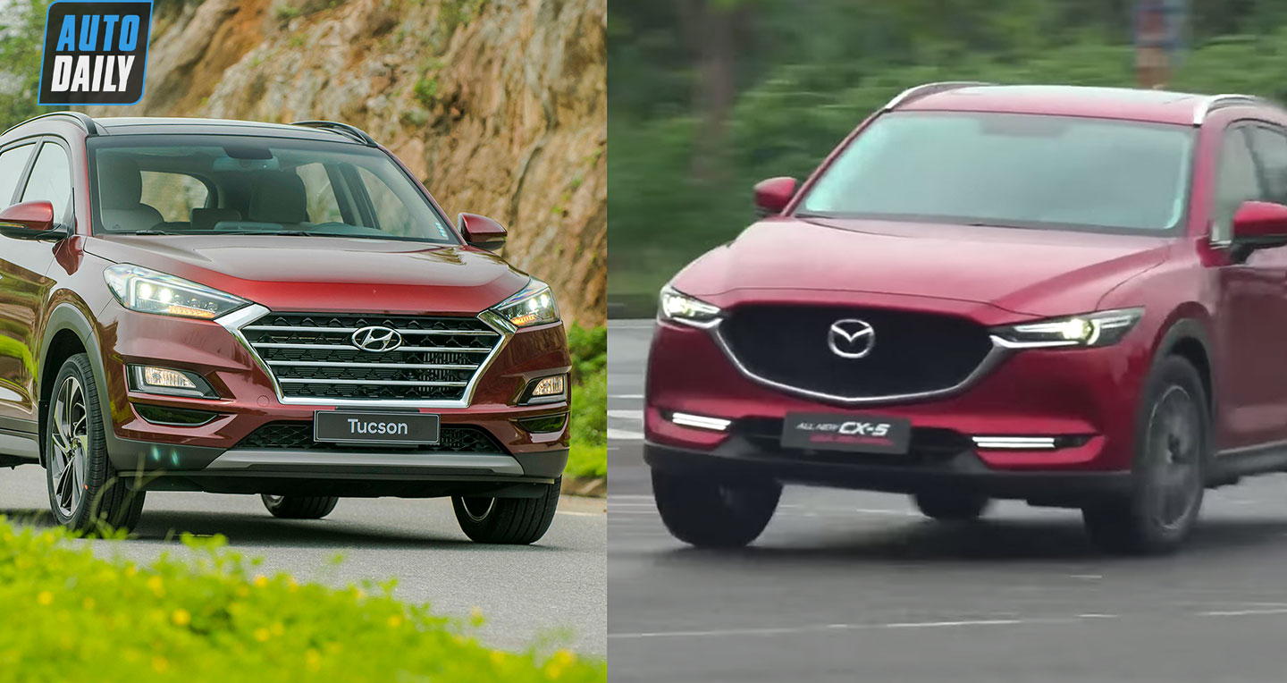 Tầm 900 triệu, chọn Hyundai Tucson 2.0 2019 hay Mazda CX-5 2.0 2018?