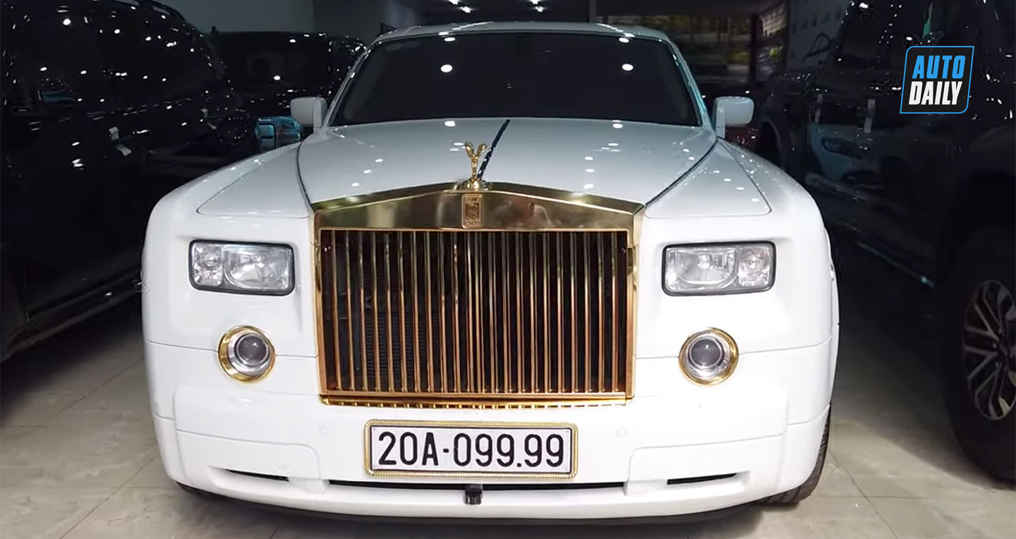 Rolls-Royce Phantom VII mạ vàng, biển tứ quý 9 siêu khủng