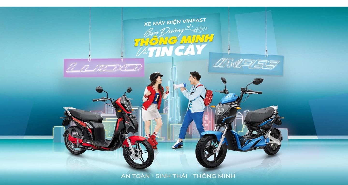Bộ đôi VinFast Impes và Ludo: Đổi pin, không cần sạc, tích hợp E-sim!