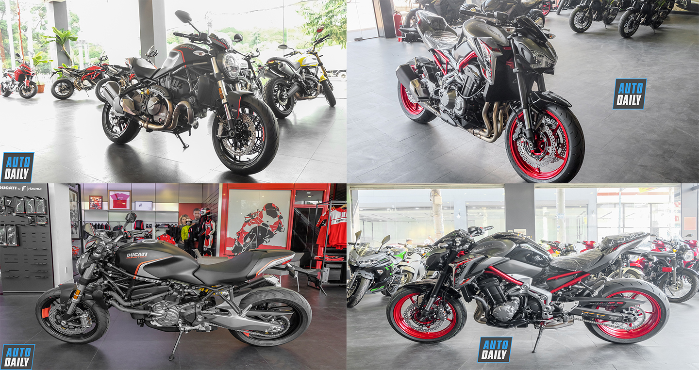 Chọn Ducati Monster 821 Stealth 2019 hay Kawasaki Z900 2019?