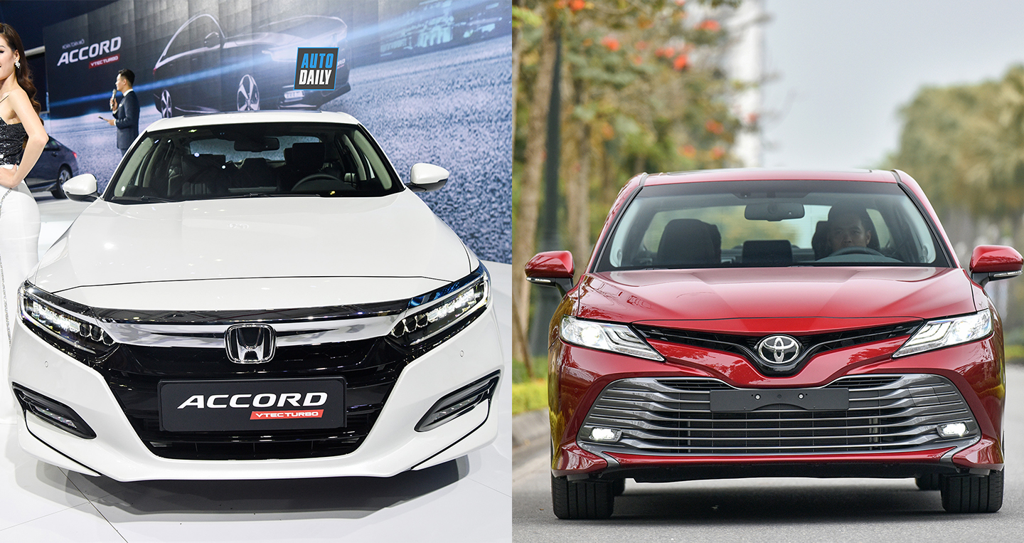 Chênh gần 100 triệu, chọn Honda Accord 2019 hay Toyota Camry 2019?