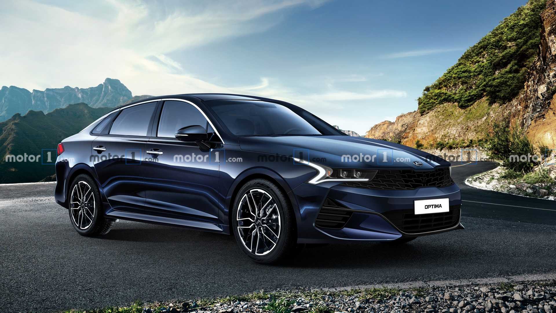 Xem trước thiết kế ngoại thất đầy táo bạo của Kia Optima 2021