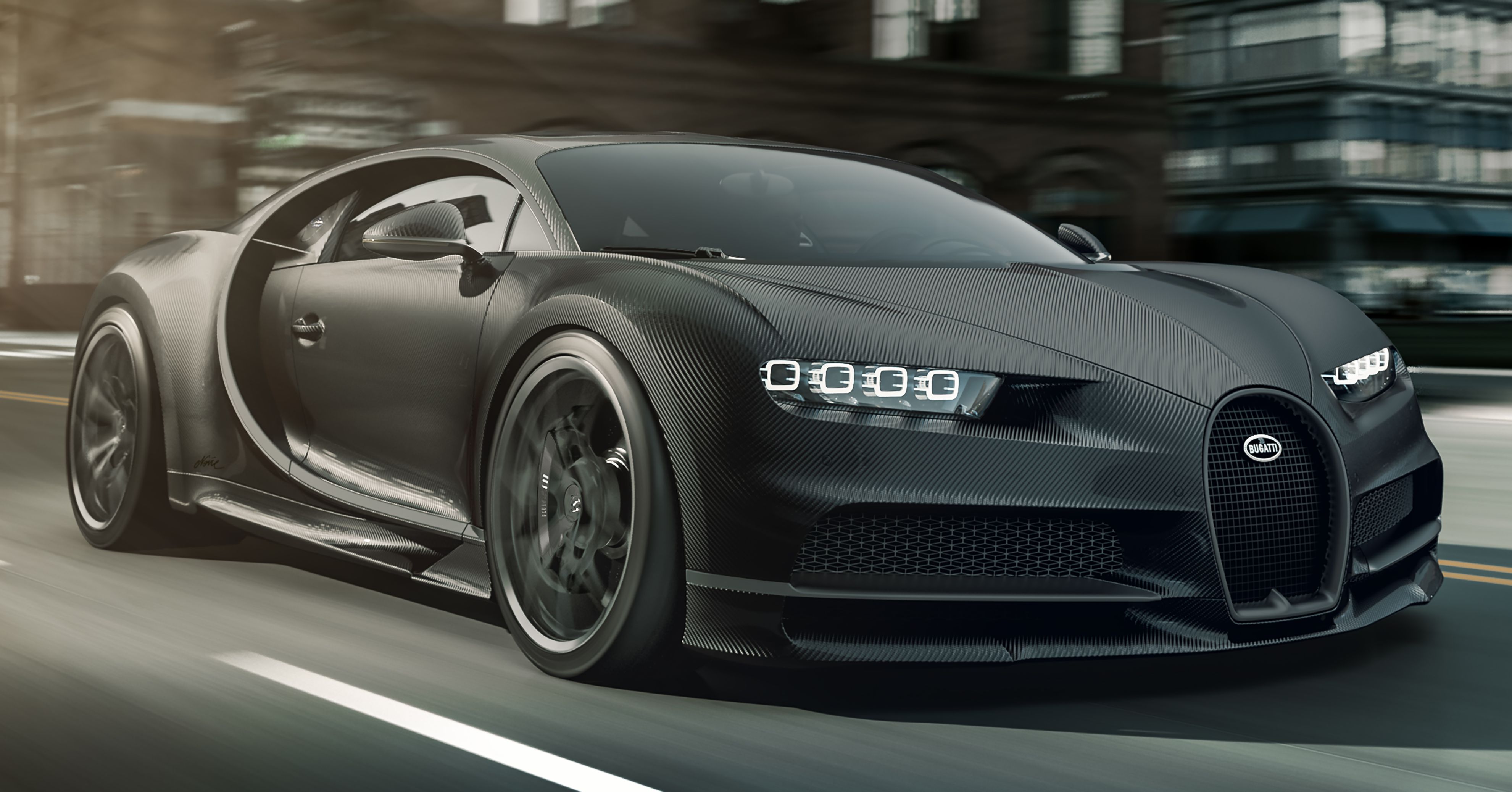 Siêu phẩm Bugatti Chiron Noire sản xuất 20 chiếc giá 3 triệu Euro