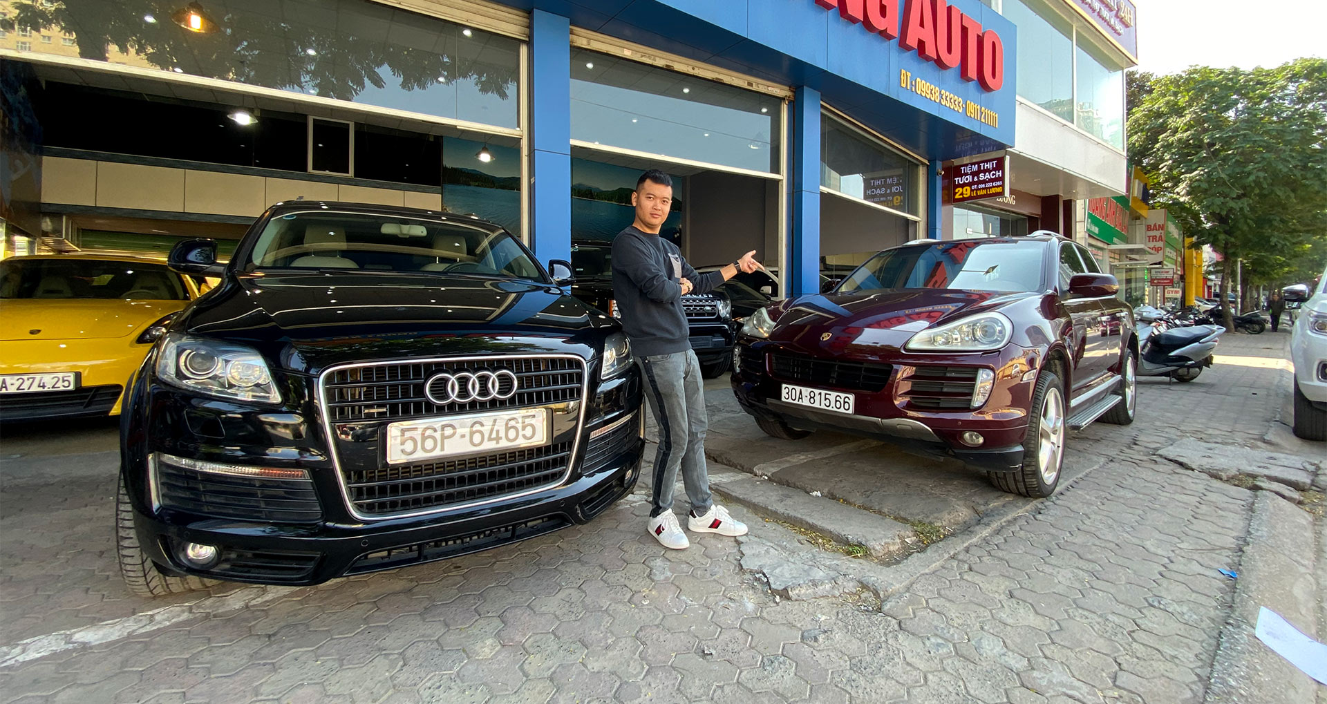 800 triệu mua Audi Q7 và Porsche Cayenne 10 năm tuổi
