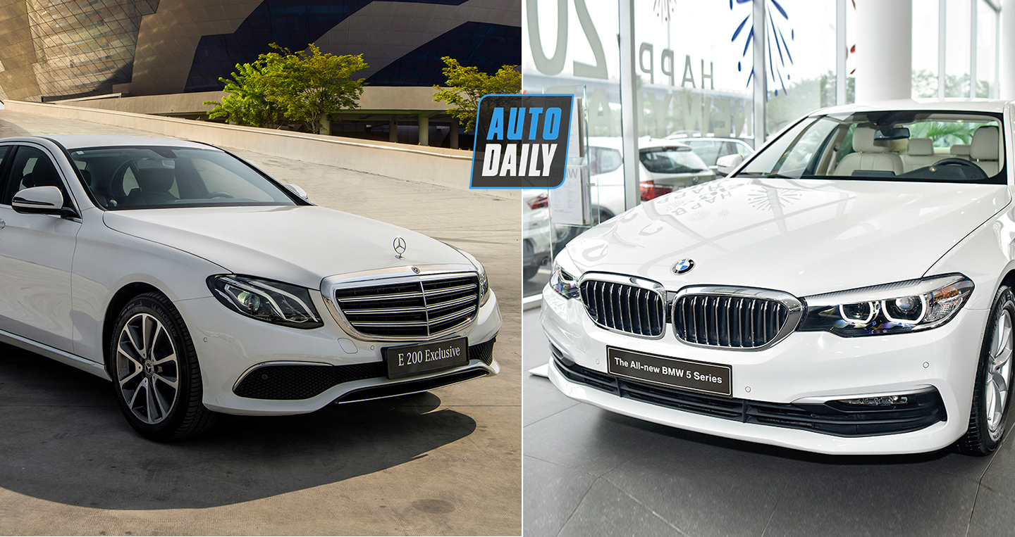 Hơn 2 tỷ đồng, chọn BMW 520i hay Mercedes E 200 Exclusive mới?