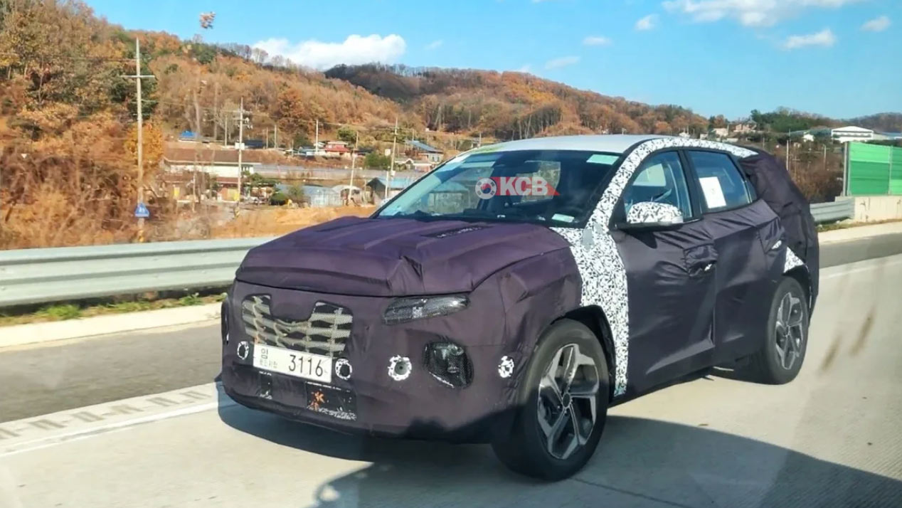 Hyundai Tucson thế hệ mới lộ diện tại Hàn Quốc