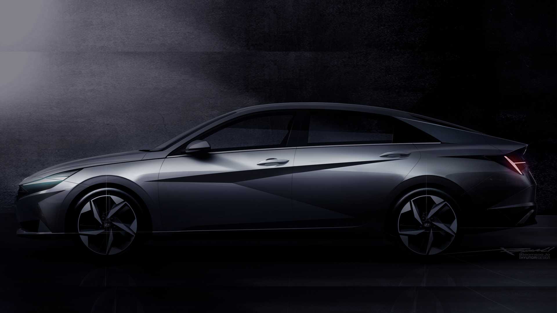 Hyundai “nhá hàng” Elantra 2021 hoàn toàn mới trước ngày ra mắt 17/3