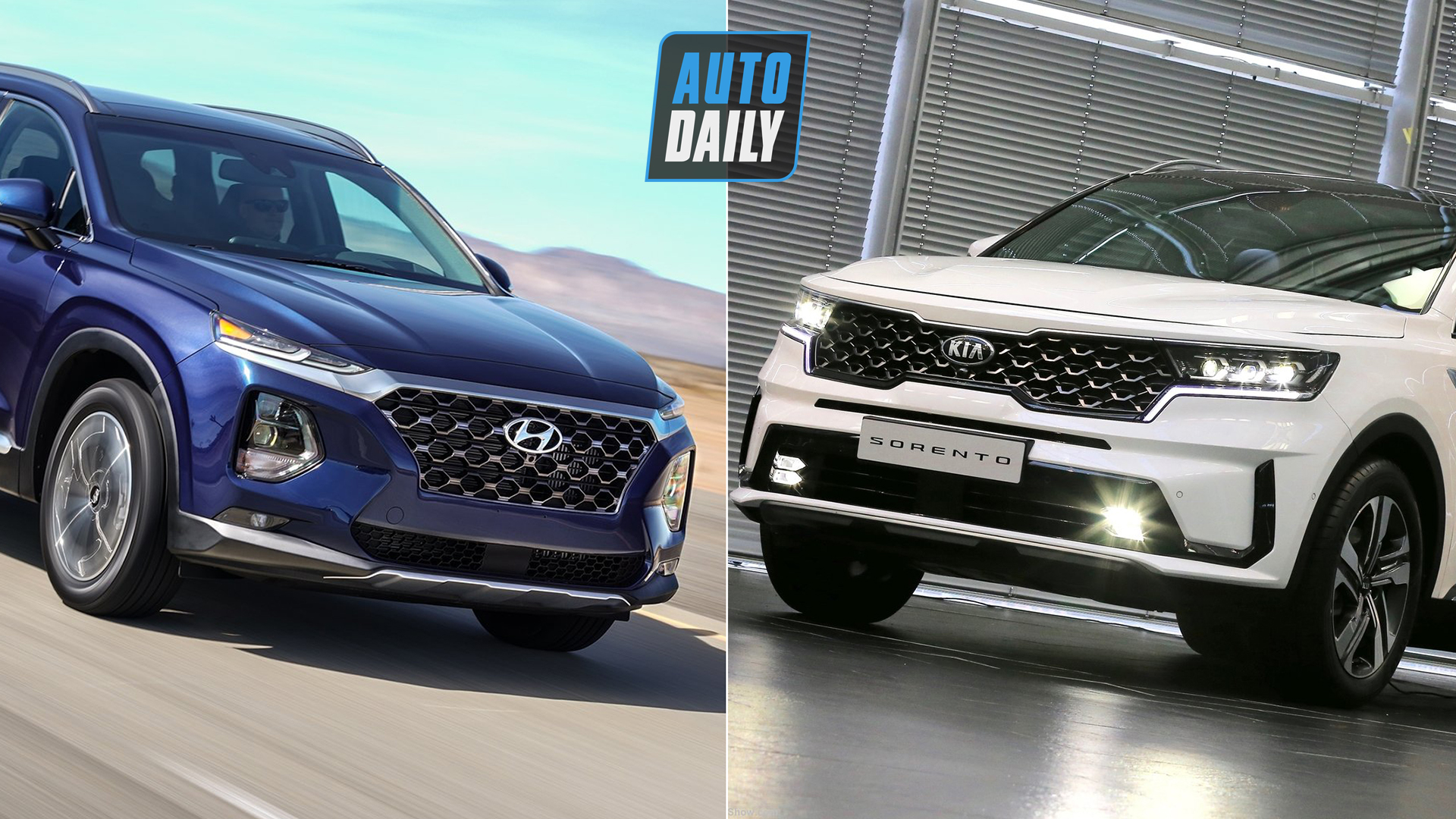So sánh Kia Sorento 2021 và Hyundai SantaFe 2019 - Xe Hàn song đấu